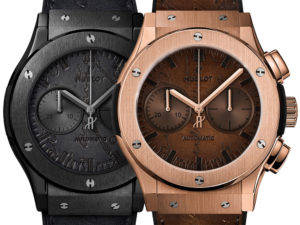 Replik Uhren Hublot Classic Fusion Berluti Scritto Chronograph