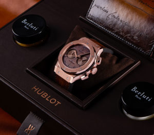 Replik Uhren Hublot Classic Fusion Berluti Scritto Chronograph