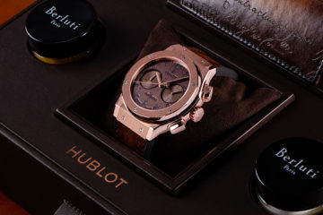 Replik Uhren Hublot Classic Fusion Berluti Scritto Chronograph