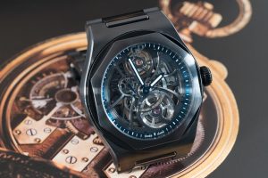 Replik Uhren Girard-Perregaux Laureato Skeleton Ceramic U.S. Edition