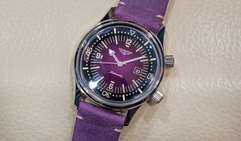 Replica Uhren Longines Legend Taucher Black Dial 36mm Damen