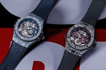 Replica Uhren Hublot Big Bang Meca-10 Shepard Fairey Kohlefaser Blaues oder graues Zifferblatt Limitierte Auflage