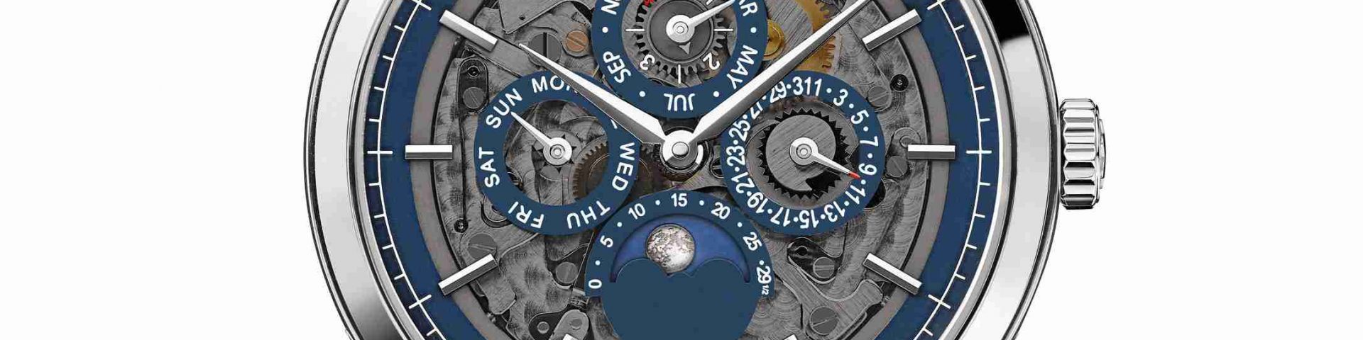 Replica Uhren Montblanc Heritage Chronométrie Perpetual Calendar Saphir klassische Komplikation 40mm 118513
