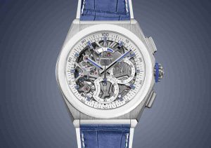 Replica Uhren Zenith Defy El Primero 21 Automatik Chronographen Porto Cervo Edition Weiß Keramik Lünette Titan 44mm