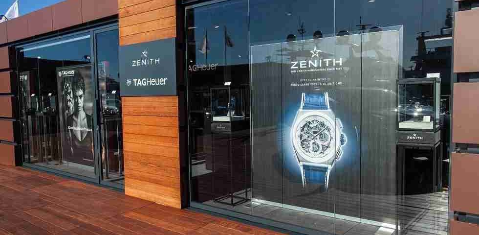 Replica Uhren Zenith Defy El Primero 21 Automatik Chronographen Porto Cervo Edition Weiß Keramik Lünette Titan 44mm