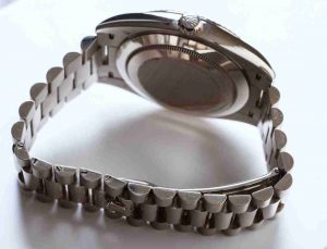 Oyster Perpetual Replica Uhren Rolex Day-Date 40 Präsident Blaues Zifferblatt 18 Karat Weißgold Rezension