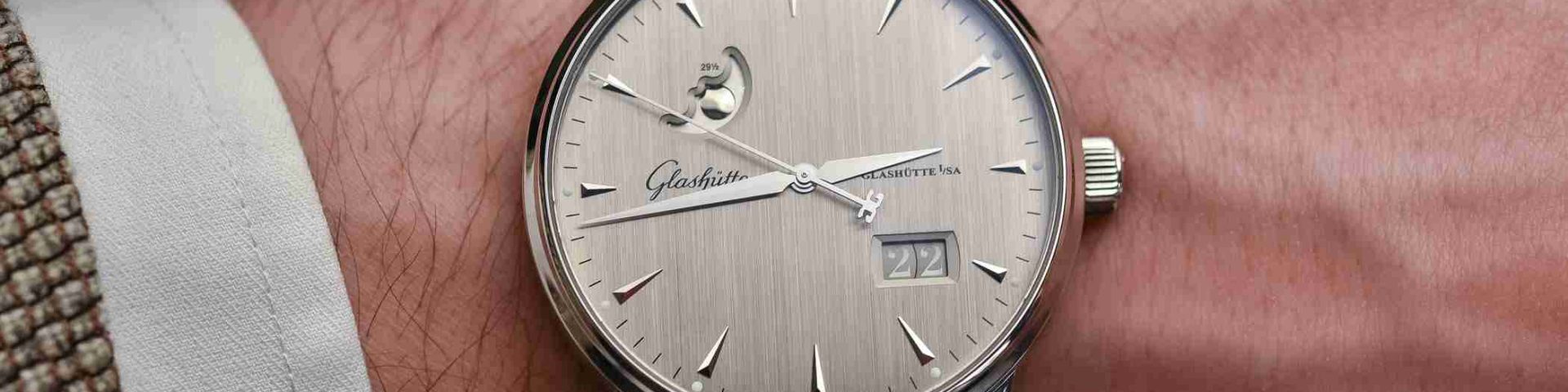 Replica Uhren Glashütte Original Senator Excellence Panorama Datum und Mondphase