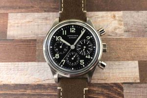 Schweizer Replica Uhren Longines Avigation BigEye Automatik Chronographen Vintage Zifferblatt Schwarzes 41mm