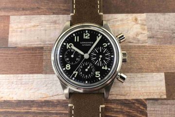 Schweizer Replica Uhren Longines Avigation BigEye Automatik Chronographen Vintage Zifferblatt Schwarzes 41mm