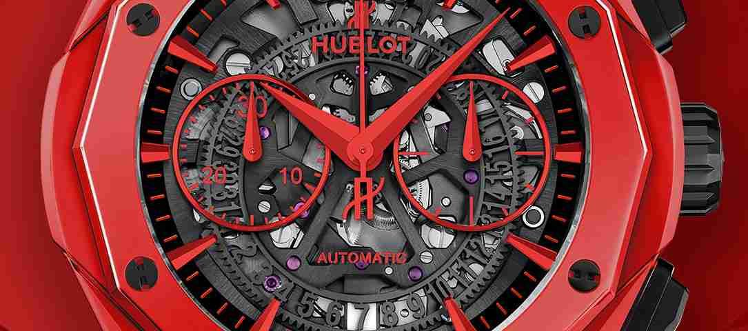 2019 Replica Uhren Hublot Classic Fusion Chronograph Automatische Orlinski Keramik Rot 45mm Limitierte Auflage