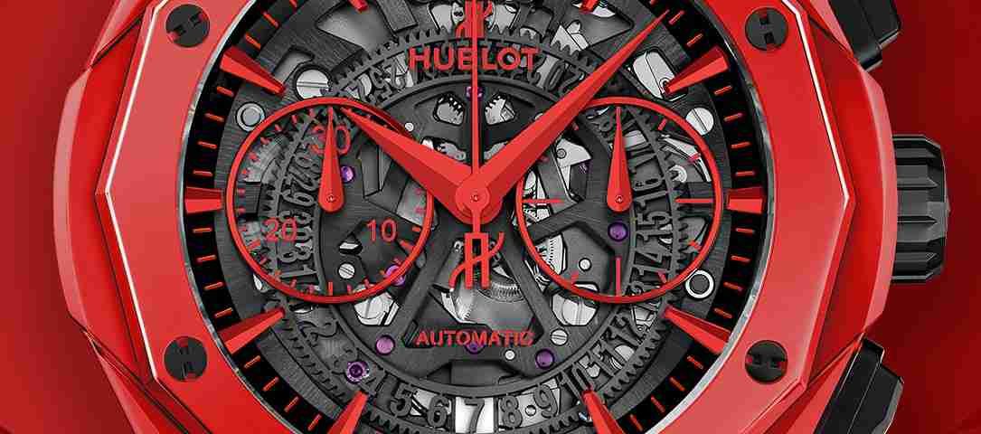 2019 Replica Uhren Hublot Classic Fusion Chronograph Automatische Orlinski Keramik Rot 45mm Limitierte Auflage
