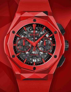 2019 Replica Uhren Hublot Classic Fusion Chronograph Automatische Orlinski Keramik Rot 45mm Limitierte Auflage