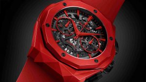 2019 Replica Uhren Hublot Classic Fusion Chronograph Automatische Orlinski Keramik Rot 45mm Limitierte Auflage