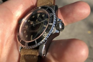 Ein 1965 Replik Uhren Rolex Submariner Ref. 5513 und eine Patek Philippe Acryl Bewegung