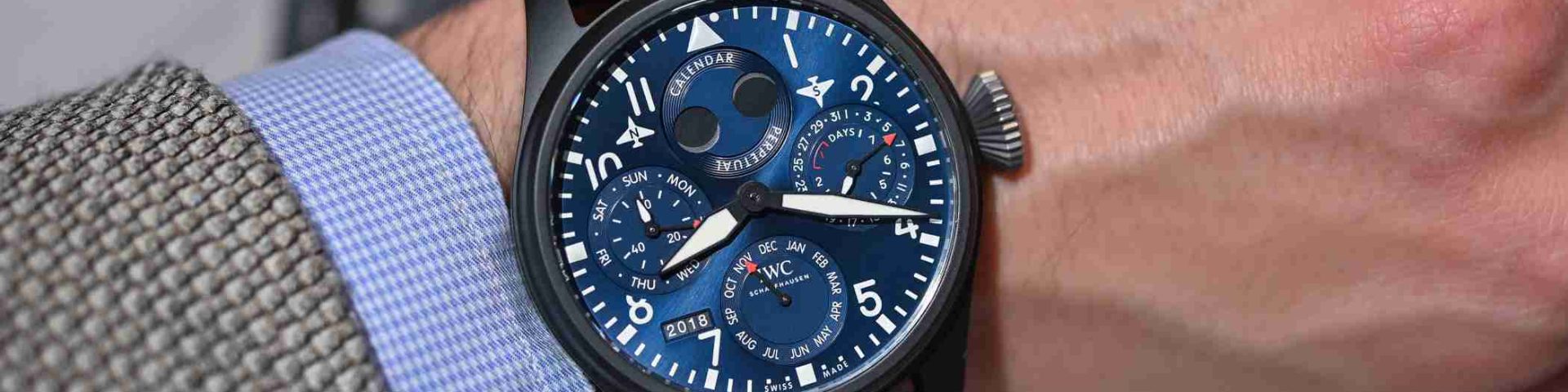 Replika Uhren IWC Big Pilots Perpetual Calendar Sonderausgabe Rezension Für Weihnachten