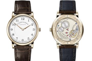 Beschreibung der Replik Uhren A. Lange & Söhne 1815 Thin Honeygold Hommage an F. A. Lange