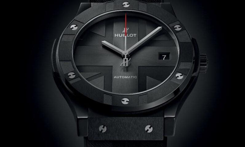 Replik Uhren Hublot Classic Fusion Schwarz Keramik London Sonderausgabe 45mm 511.CM.7070.RX.BHL20