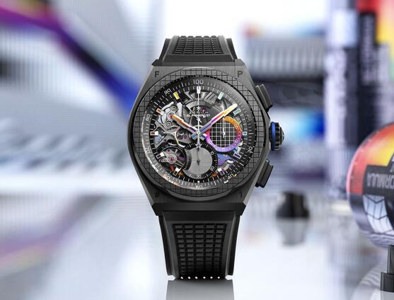 Replik Uhren Zenith Defy 21 Automatische Felipe Pantone Chromatische Street Art Bewertung 2