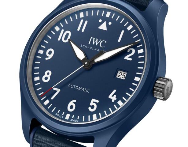 Bewertung von Replik IWC Fliegeruhr Automatik Blaue Ausgabe Laureus Sport für gute 41mm 2