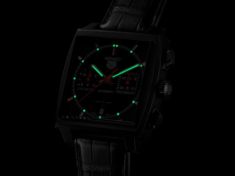 Guide von Replika Uhren TAG Heuer Monaco Black DLC Grade 2 Titanium Sonderausgabe 1