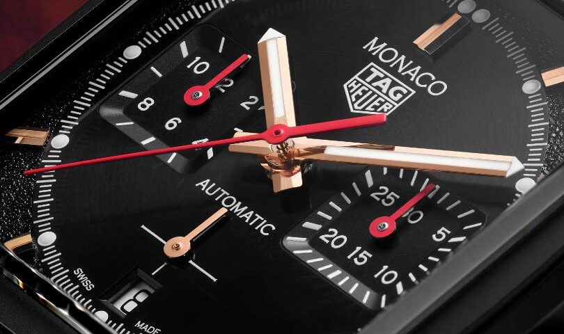 Guide von Replika Uhren TAG Heuer Monaco Black DLC Grade 2 Titanium Sonderausgabe 3